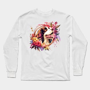 English Springer Spaniel Lights Up Mothers Day - Perfect Dog Mom Gift Long Sleeve T-Shirt